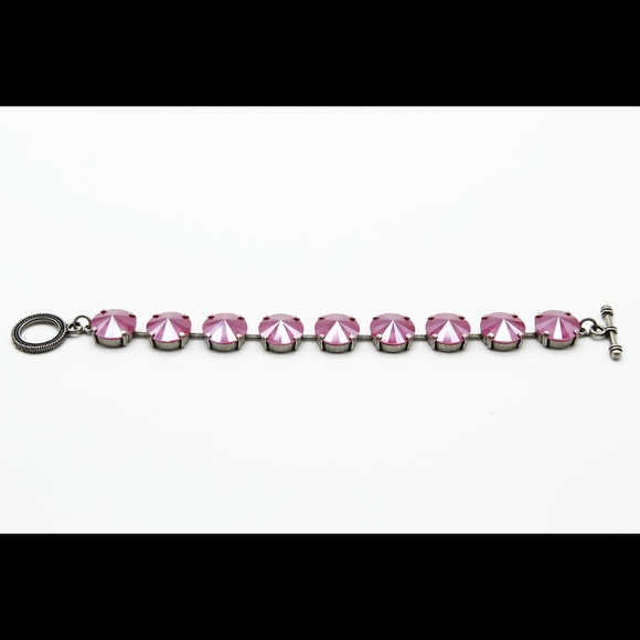 Summer statement bracelet, large Chrystal stones - Picture 3 of 3